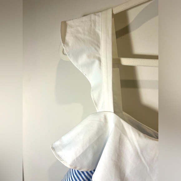 Lucy Paris for Bloomingdale’s, Striped Ruffled Top - Picture 3 of 9